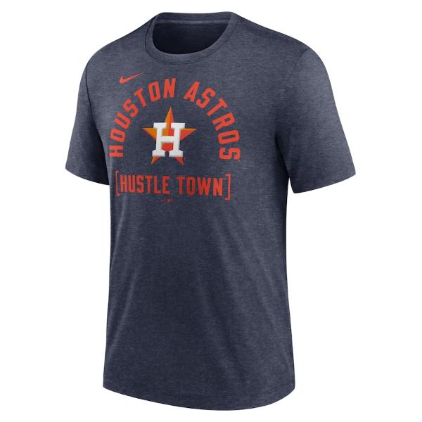【送料無料】 MLBオフィシャル ナイキ nike メンズ Tシャツ 半袖トップス Heather Navy ヒューストン・アストロズ Houston Astros Swing Big T-Shirt