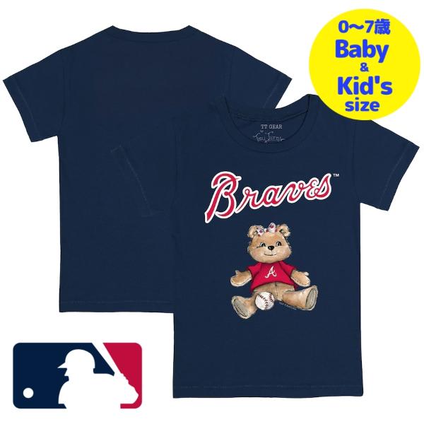 y+N[|zyxr[ELbYTCYi0-7Ηpjz MLBItBV xr[ LbY qpTVc gbvX Navy Ag^Eu[uX Atlanta Braves Girl Teddy T-Shirt