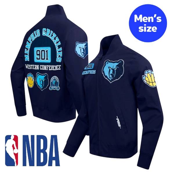 【送料無料】 NBA公式 メンズ アウター バーシティジャケット スタジャン ジャンパー メンフィス・グリズリーズ ジャ・モラント 河村勇輝 Memphis Grizzlies Area Code Twill Jacket