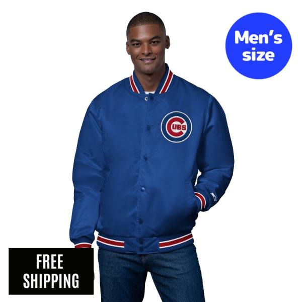 MLB シカゴ・カブス 今永昇太 鈴木誠也 メンズ スタジャン ジャケット Starter スターター メジャーリーグ CHICAGO CUBS SATIN VARSITY JACKET 送料無料
