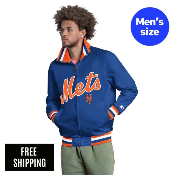 MLB ニューヨーク・メッツ 千賀滉大 メンズ スタジャン ジャケット Starter スターター メジャーリーグ NEW YORK METS CAPTAIN VARSITY JACKET 送料無料