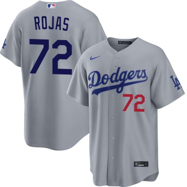 MLB ミゲル・ロハス ロサンゼルス・ドジャース Nike ナイキ ユニフォーム Miguel Rojas Los Angeles Dodgers Road St…