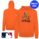 【送料無料】 MLB公式 メジャーリーグオフィシャル メンズ パーカー トレーナー 長袖トップス Levelwear レベルウェア 菅野智之 ボルティモア・オリオールズ Baltimore Orioles Podium Ballpark Food Pullover Hoodie(4)