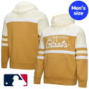 【送料無料】 MLB公式 メジャーリーグオフィシャル メンズ パーカー トレーナー 長袖トップス Mitchell & Ness ミッチェルアンドネス サンフランシスコ・ジャイアンツ San Francisco Giants Head Coach Pullover Hoodie