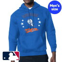 【送料無料】 MLB公式 メジャーリーグオフィシャル メンズ パーカー トレーナー 長袖トップス Starter スターター 千賀滉大 ニューヨーク・メッツ New York Mets Banner Team Pullover Hoodie(4)