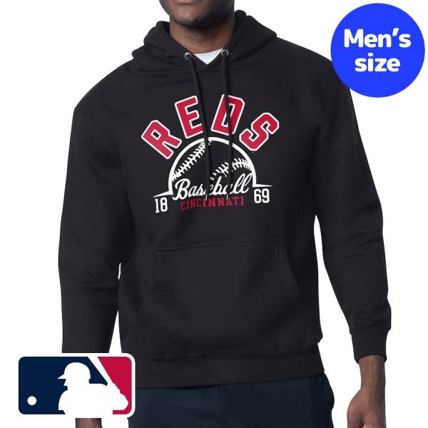 【送料無料】 MLB公式 メジャーリーグオフィシャル メンズ パーカー トレーナー 長袖トップス Starter スターター シンシナティ・レッズ Cincinnati Reds Half Ball Team Graphic Pullover Hoodie
