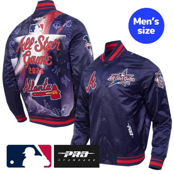 【送料無料】 MLB公式 正規品 メンズ スタジャン アウター ジャケット ナイロンジャケット プロスタンダード Pro Standard オールスターゲーム 大谷翔平 山本由伸 ALL STAR 2025 MEN'S SUBLIMATED SATIN JACKET