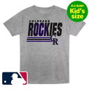 【送料無料】【大人もOK★ユースサイズ】 MLB公式 メジャーリーグオフィシャル キッズサイズ 男の子用Tシャツ 半袖トップス ボーイズサイズ コロラド・ロッキ...