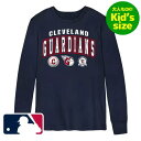 【送料無料】【大人もOK★ユースサイズ】 MLB公式 メジャーリーグオフィシャル キッズサイズ 男の子用長袖Tシャツ ロンT トップス ボーイズサイズ クリーブ...