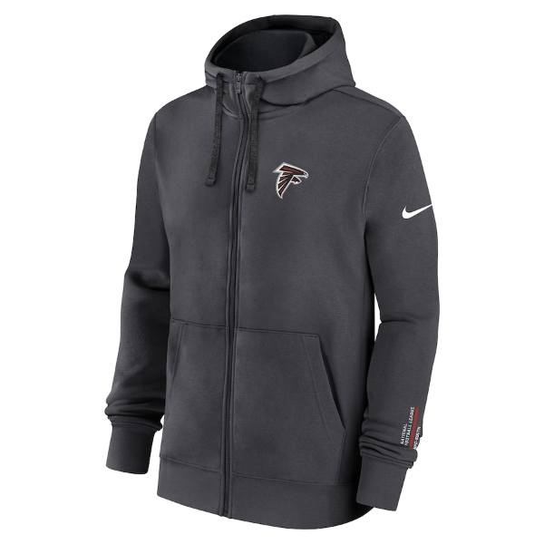 【送料無料】 NFL公式 正規品 メンズ パーカー 長袖トップス フーディー ナイキ Nike アトランタ・ファルコンズ Atlanta Falcons Nike Primetime Club Full-Zip Hoodie