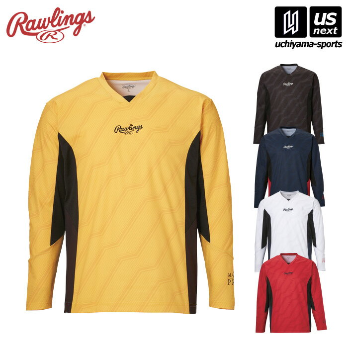 【新生活応援100円クーポン】ローリングス 【 Rawlings 】 野球 メンズ COMBAT ハイブリッドロングスリーブシャツ 2024～25年秋冬MODEL 【 AST14F01 BASEBALL 長袖 Tシャツ ロンT 柄 男性 練習着 】【翌日配達対象】【メール便は翌日配達不可】[M便 1/1][自社倉庫]