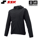 【物価高応援クーポン配布中】エスエスケイ【 SSK 】 野球 プレジャン 長袖フルZIPボンディングパーカー BWP2001 (90)ブラック 2025年継続M...