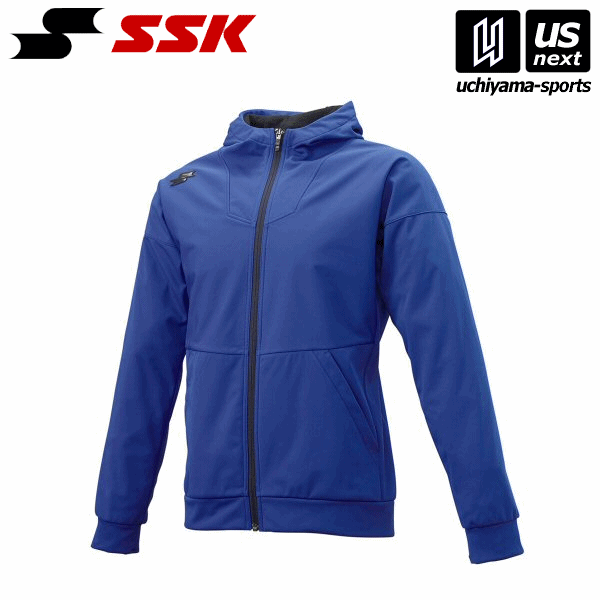 エスエスケイ【 SSK 】 DRF024 長袖フルZIPボンディングスウェット (63)Dブルー 2025年継続MODEL【メール便不可】[取り寄せ][自社倉庫](4)
