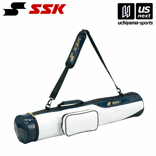 【物価高応援クーポン配布中】エスエスケイ【SSK】 野球 バットケース（5〜6本入り） BH5001 （1070）ホワイト×ネイビー 2025年継続MODEL【メール便不可】[取り寄せ][自社倉庫]