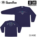 チームファイブ【 Team Five 】 メンズ バスケットボール ロンシャツ ブザービーターーーーー！ 2022年継続MODEL【 AL8901 長袖Tシャツ 練習着 プラクティスシャツ 】【あす楽対応 365日出荷】【メール便不可】 物流倉庫