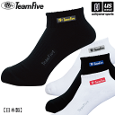 チームファイブ【 Team Five 】 バスケットボール ローカット・ソックス 2025年継続MODEL【 ASL2707 ASL2708 靴下 スポーツソッ...
