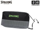 スポルディング【 SPALDING 】 バスケットボール シューズバッグ ブリーズ グレー×グリーン【42-005GG バスケ バスケット 靴入れ シューズ入れ...