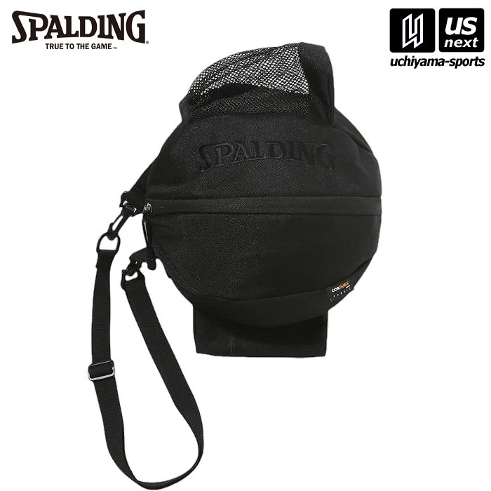 【新生活応援100円クーポン】スポルディング【 SPALDING 】 バスケットボール ボールバッグ プロ ブラック【49-005BK バスケ バスケット ボール入れ ボールバック 】 【メール便不可】[取り寄せ][自社倉庫]