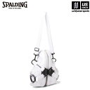スポルディング【SPALDING】 バスケットボール シューズハーネス ホワイト【50-021WH シューズバッグ シューズバック バスケ バスケット】[M便 ...