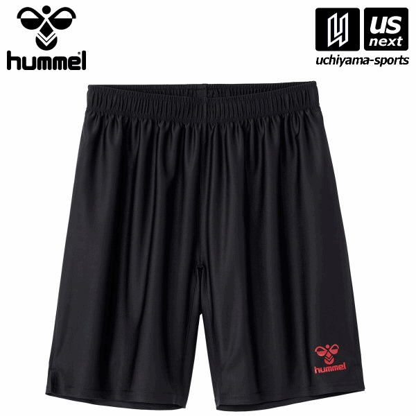 ヒュンメル 【 hummel 】 HAG5042P プラクティスパンツ (9020)ブラック×レッド 2024年春夏継続MODEL【メール便不可】[取り寄せ][自社倉庫]