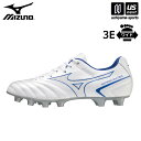 ミズノ 【 MIZUNO 】 サッカー スパイク モナルシーダ NEO II SELECT 2023年継続MODEL 【 P1GA2225 MONARCIDA シューズ メンズ 男性 3E ワイド 幅広 初心者 部活動 白 】【あす楽対応 365日出荷】【メール便不可】 物流倉庫