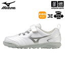 ミズノ 【 MIZUNO 】 サッカー キッズ トレーニングシューズ モナルシーダ NEO II CLUB KIDS AS 2023年春夏MODEL 【 P1GE2326 MONARCIDA シューズ 3E ワイド 幅広 こども ホワイト 】【あす楽対応 365日出荷】【メール便不可】 物流倉庫