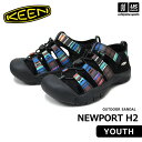 （送料無料）（国内正規品） KEEN キーン キッズ サンダル NEWPORT H2 ニューポート エイチツー 2024年継続MODEL 【 1026280 シューズ ジュニア こども 男の子 女の子 アウトドア キャンプ ブラック 】【あす楽対応 365日出荷】【メール便不可】[物流倉庫]