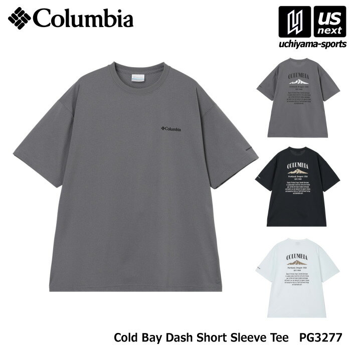 樂天商城 - （国内正規品） コロンビア 【 Columbia 】 メンズ コールドベイダッシュショートスリーブTシャツ 2026年春夏MODEL 【 PG3277 半袖 Tシャツ アウトドア キャンプ UVカット 男性 】【翌日配達対象】【メール便は翌日配達不可】[M便 1/1][自社倉庫]