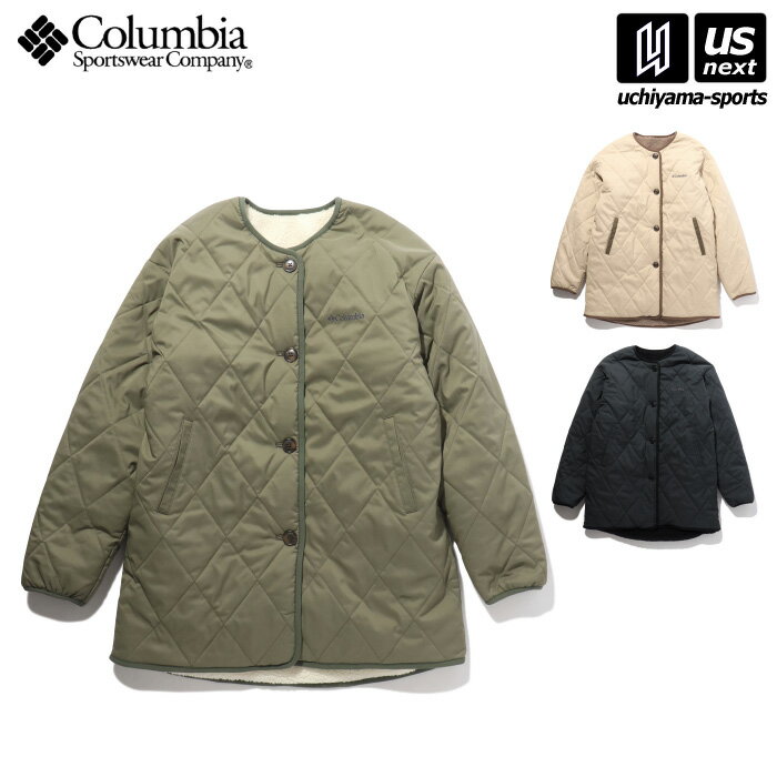 （国内正規品） コロンビア 【 Columbia 】 レディース ウィメンズ スウィングパークリバーシブルジャケット 2022〜23年秋冬MODEL 【 PL6739 Swing Park Reversible Jacket ジャケット ボア ノーカラー アウトドア 】【あす楽対応】【メール便不可】[物流倉庫]