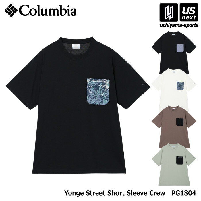 樂天商城 - （国内正規品） コロンビア 【 Columbia 】 メンズ Tシャツ ヤングストリートショートスリーブクルー 2026年春夏MODEL 【 PG1804 半袖 Tシャツ アウトドア キャンプ UVカット 男性 】【翌日配達対象】【メール便は翌日配達不可】[M便 1/1][自社倉庫]