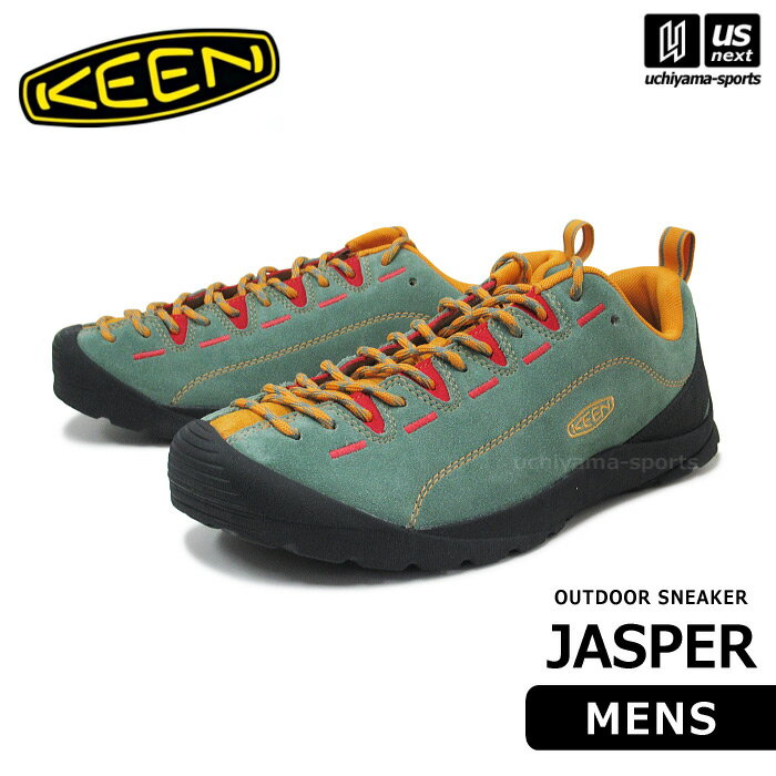 （送料無料）（国内正規品） KEEN キーン メンズ アウトドアスニーカー JASPER ジャスパー 2024年春夏新色 【 1028543 シューズ スニーカー キャンプ タウン 通勤 通学 男性 グリーン 】【あす楽対応 365日出荷】【メール便不可】[物流倉庫]