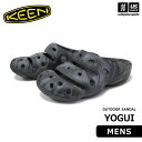 （送料無料）（国内正規品） KEEN キーン メンズ サンダル YOGUI ヨギ 2024年春夏新色 【 1028525 シューズ クロッグサンダル アウトドア キャンプ リラックス 男性 ブラック 】【あす楽対応 365日出荷】【メール便不可】[物流倉庫]