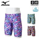 ミズノ 【 MIZUNO 】 水泳 メンズ 競泳練習用水着 エクサースーツ ハーフスパッツ 2025年春夏MODEL 【 N2MBC086 スイムパンツ スイム...