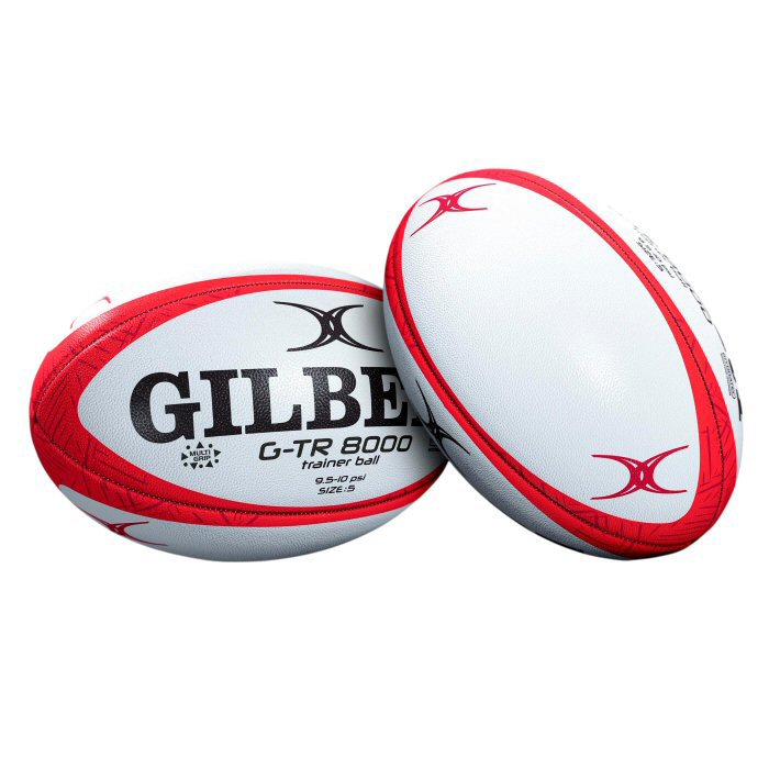 US-NEXTのギルバート【 GILBERT 】 ラグビーボール G-TR8000 5号 レッド【 GB-9174 GB9174 ラグビー ボール 練習球 トレーニング 5号球 赤 】【メール便不可】[取り寄せ][自社倉庫]｜アングル3