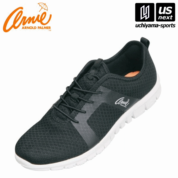 【新生活応援100円クーポン】アーニーアーノルドパーマー AN0901 レディース スニーカー ブラック（9）【メール便不可】[取り寄せ][自社倉庫]
