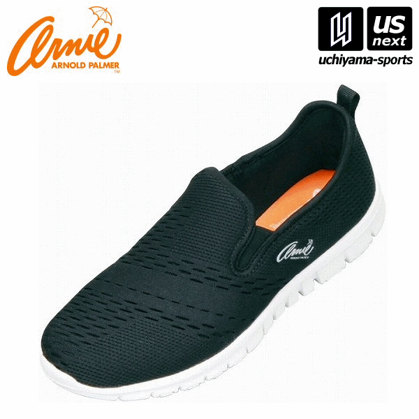 【新生活応援100円クーポン】アーニーアーノルドパーマー AN0902 レディース スニーカー ブラック（9）【メール便不可】[取り寄せ][自社倉庫]