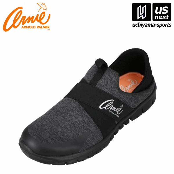【新生活応援100円クーポン】アーニーアーノルドパーマー AN0909 レディース スニーカー オールブラック（19）【メール便不可】[取り寄せ][自社倉庫]