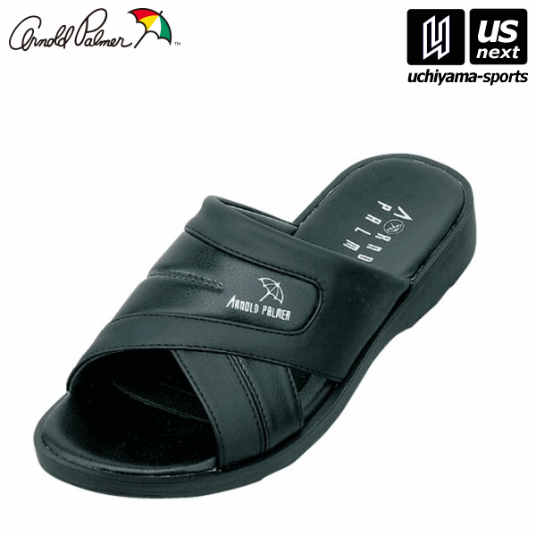 【新生活応援100円クーポン】アーノルドパーマー AP2055 メンズ サンダル 紳士ウレタンヘップ ブラック（9）【メール便不可】[取り寄せ][自社倉庫]