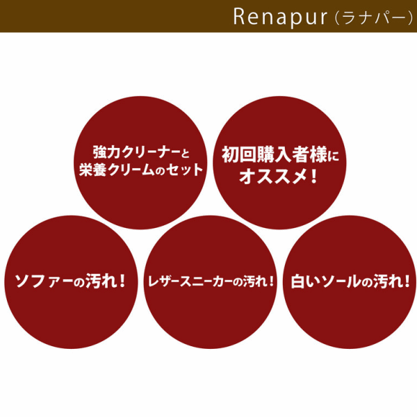 ラナパー【Renapur】レザークリーナー 170ml【RLC170 皮革用クリーム 革靴 革小物】【翌日配達対象】【メール便不可】[自社倉庫]
