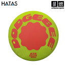 HATAS【 秦運動具/秦/ハタ 】ドッヂビー270 ポップ・テック(ライムグリーン/レッド)【R10619 DODGEBEE ドッヂビー ドッチビー アウトド...