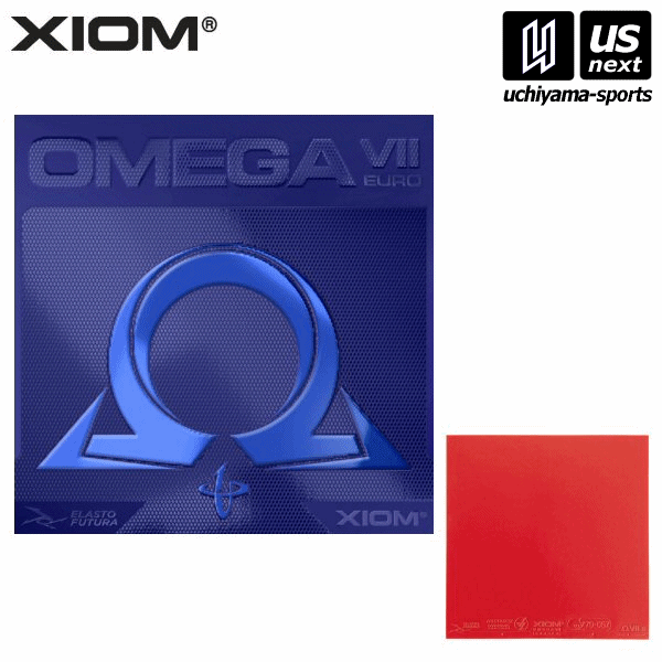 Rakuten - 【部活応援100円クーポン】ヴィクタス エクシオン 【 VICTAS XIOM 】 卓球ラバー 850019 オメガ7 ヨーロ レッド（RD） 2026年継続MODEL[M便 1/3][取り寄せ][自社倉庫]