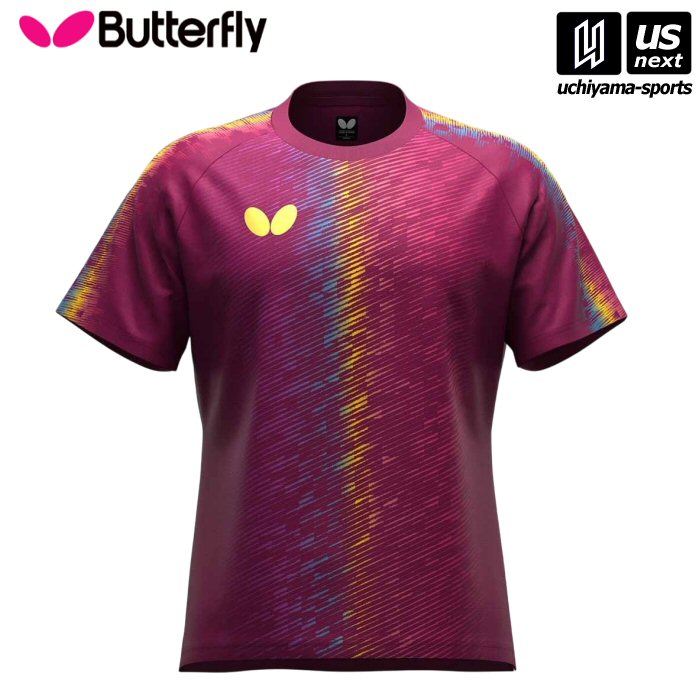 バタフライ タマス【 Butterfly/Tamasu 】Tシャツ クレイエト・Tシャツ ロゼ【 47900 Tシャツ 半袖 男女兼用 メンズ レディース 練習 部活 クラブ 卓球】[M便 1/1][取り寄せ][自社倉庫]