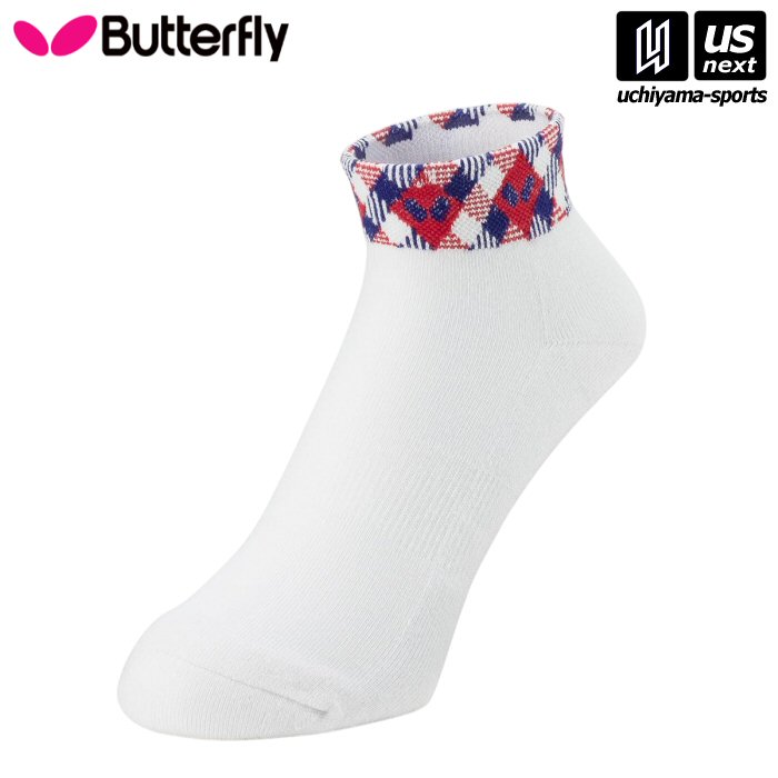 バタフライ タマス【 Butterfly/Tamasu 】卓球ソックス オルベリー・ソックス レッド【 92590 卓球専用ソックス ソックス 靴下 卓球用 男女兼用 メンズ レディース 練習 部活 クラブ】[M便 1/2][取り寄せ][自社倉庫]