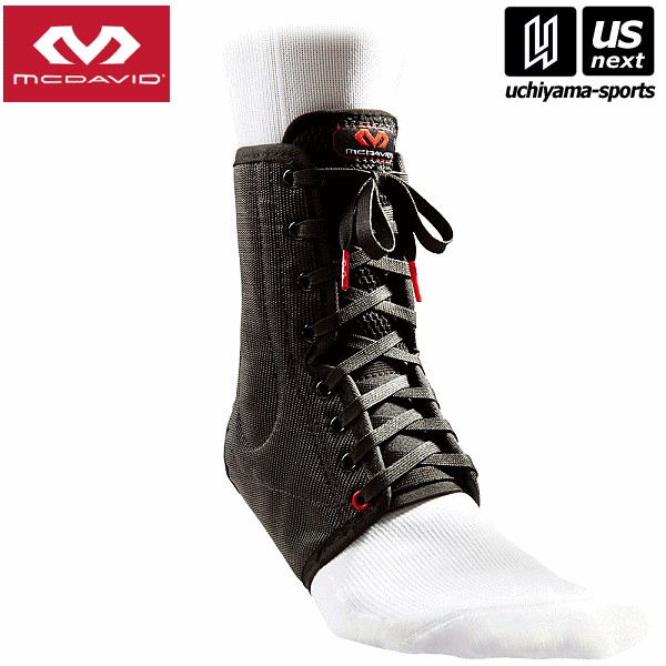 マクダビッド【McDavid】アンクルガード ライト ブラック（M199）足首サポーター 足首用【メール便不可】[取り寄せ][自社倉庫]
