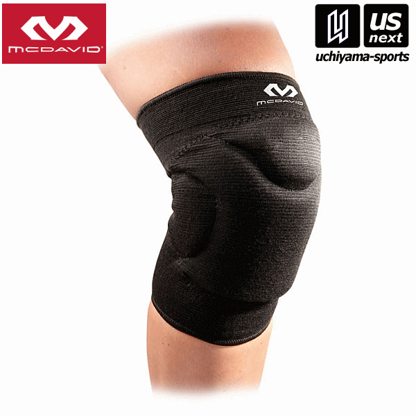 【新生活応援100円クーポン】マクダビッド【McDavid】フレックス ニーパッド 2個入り ブラック（M602）膝サポーター 膝用【メール便不可】[取り寄せ][自社倉庫]