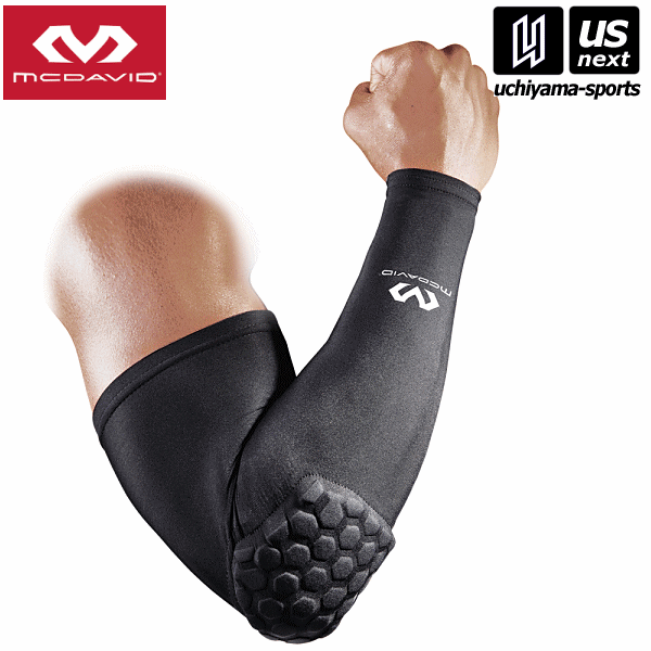 マクダビッド【McDavid】HEX パワーアームスリーブ ブラック（M6500）腕サポーター 腕用【メール便不可】[取り寄せ][自社倉庫]