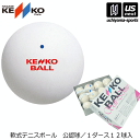 ナガセケンコー【NAGASE KENKO】ソフトテニスボール ホワイト（TSOW-V） 2024年継続MODEL【公認球 1ダース ソフトテ…