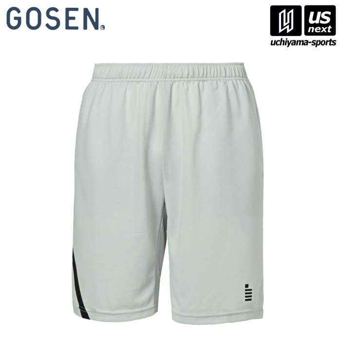 乐天商城 - 【部活応援100円クーポン】ゴーセン【 GOSEN 】ユニ ハーフパンツ アイスグレー【PP2500 テニス バドミントン 公式 試合】[M便 1/1][取り寄せ][自社倉庫]