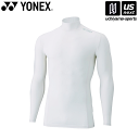 ヨネックス【YONEX】STBF1015 テニス・バドミントン ウエア(ユニ) ユニハイネック長袖シャツ ホワイト 2024年継続MODEL【メール便不可】[取...