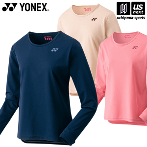 ヨネックス【 YONEX 】 レディース ロングスリーブTシャツ 2023年春夏限定MODEL【 16654 長袖 Tシャツ プラクティスシャツ 練習着 】【あす楽対応 365日出荷】【メール便不可】[物流倉庫]